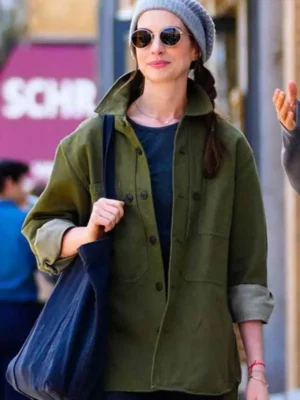 WeCrashed Anne Hathaway Green Jacket