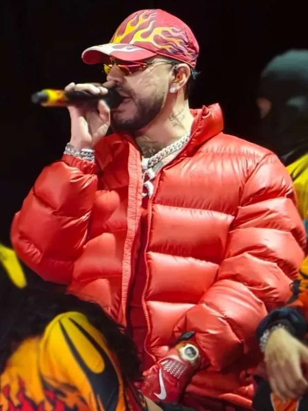 Colombia Ryan Castro Red Puffer Jacket - Image 2