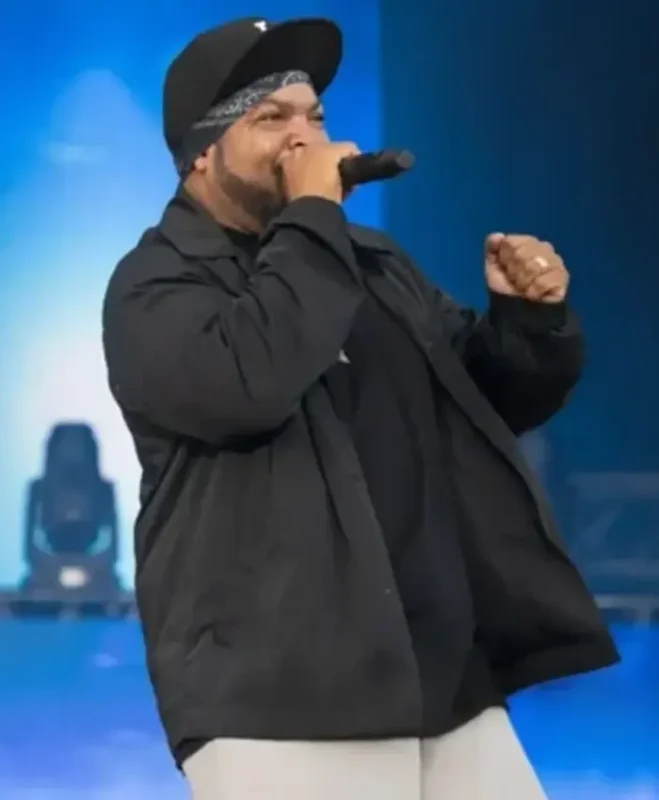 2026 Music Festival Ice Cube Black Jacket - Image 3