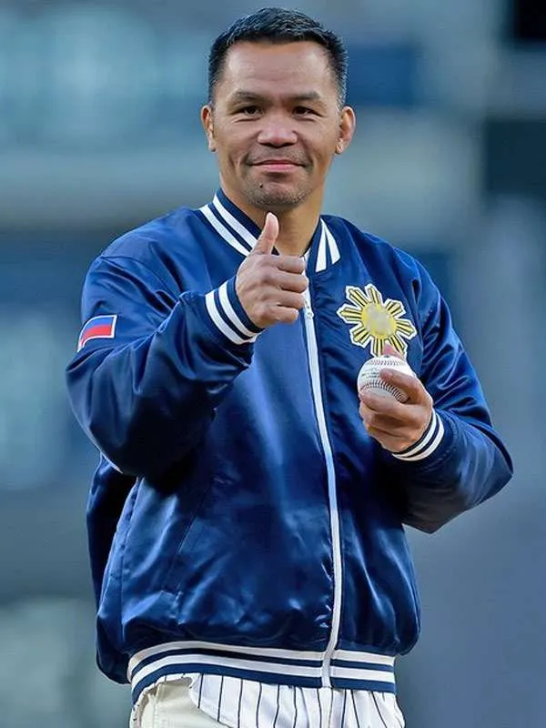 Manny Pacquiao NY Yankees Blue Jacket - Image 2