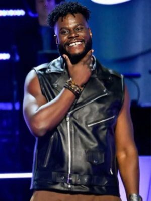 Moses G The Voice S29 Black Leather Vest