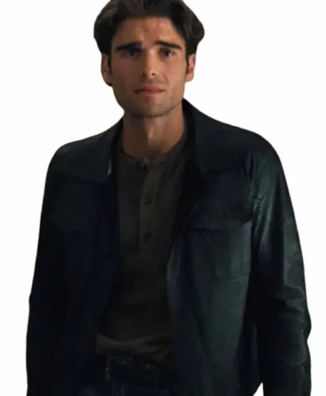 9-1-1 Nashville Hunter McVey Black Leather Jacket