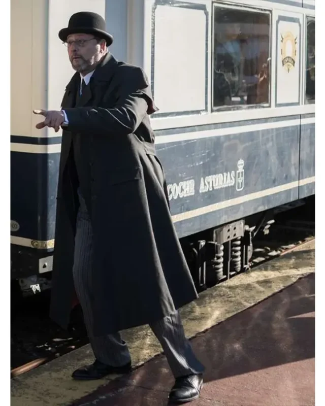 A Private Affair Jean Reno Black Coat - Image 2