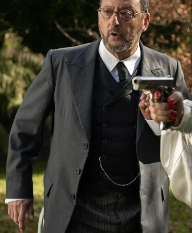 A Private Affair Jean Reno Grey Blazer