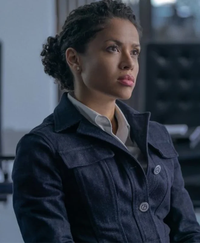 Abby Lift 2024 Movie Blue Denim Jacket - Image 2
