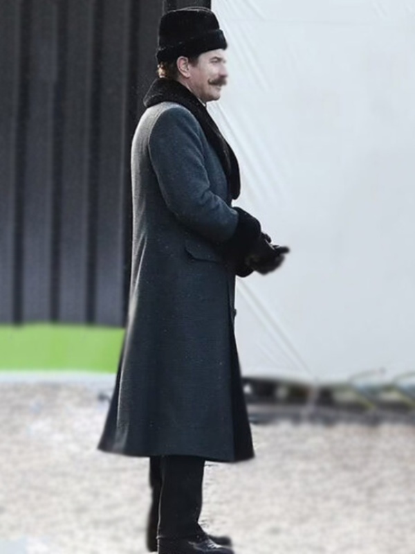 Ewan McGregor A Gentleman In Moscow 2024 Grey Coat - Image 3
