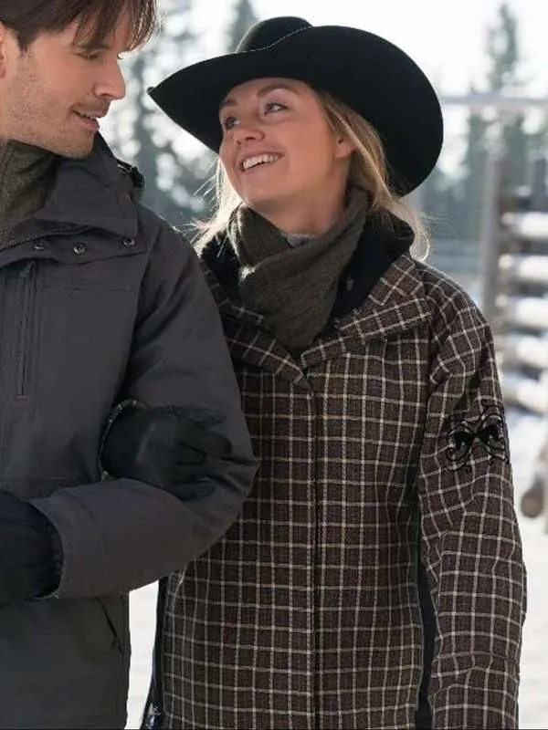 Amy Fleming Heartland Plaid Jacket - Image 2