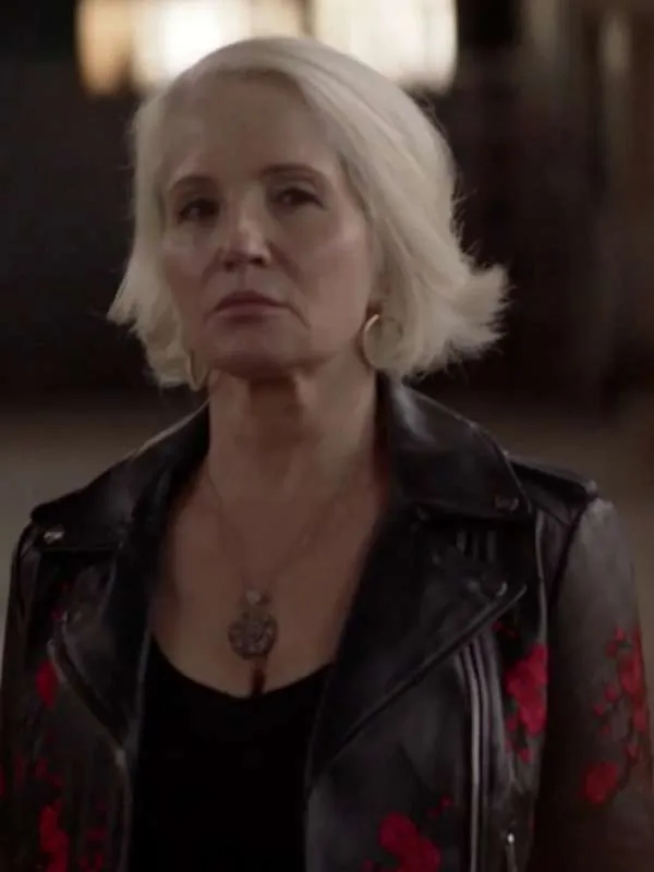 Janine Cody Animal Kingdom Black Leather Jacket - Image 4