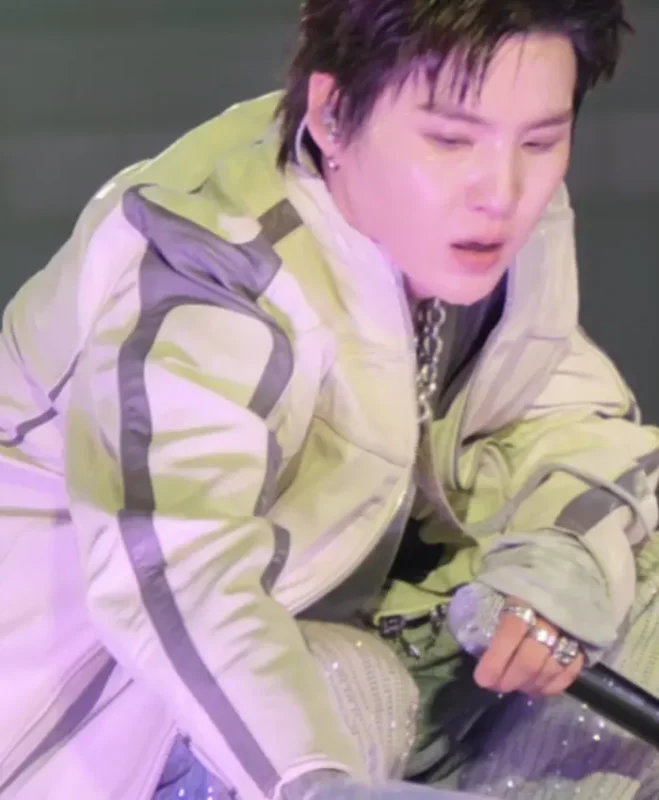 Arirang Tour Suga White Racer Jacket - Image 2