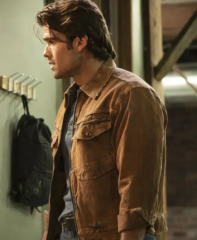 Blue Bennings 9-1-1 Nashville Brown Jacket