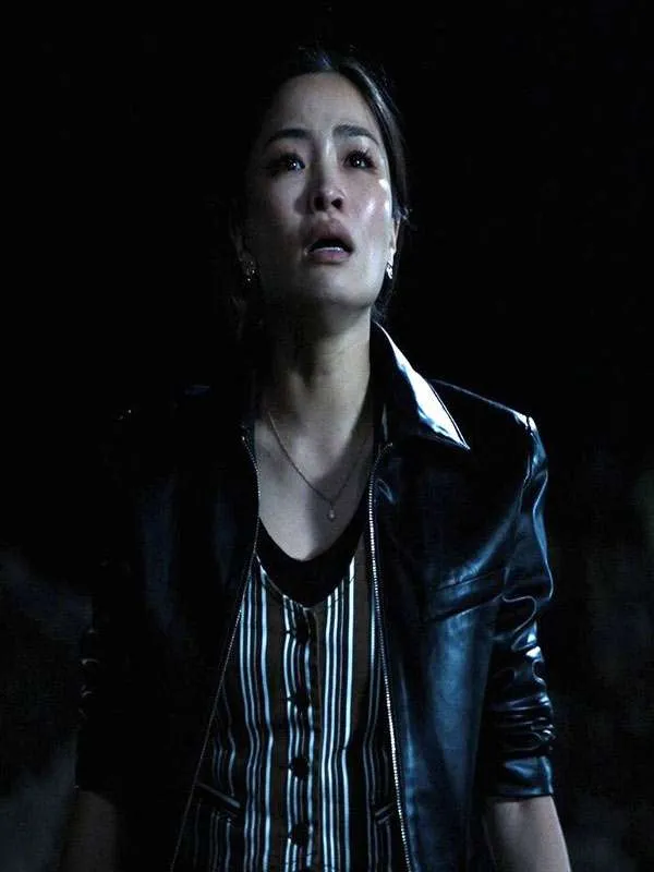 Cate Randa Monarch Legacy of Monsters S02 Cropped Leather Jacket