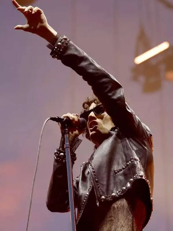 Coachella 2026 Sombr Studded Leather Jacket - Image 4