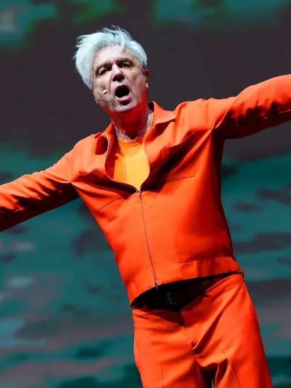Coachella 2026 David-Byrne Orange Jacket - Image 5