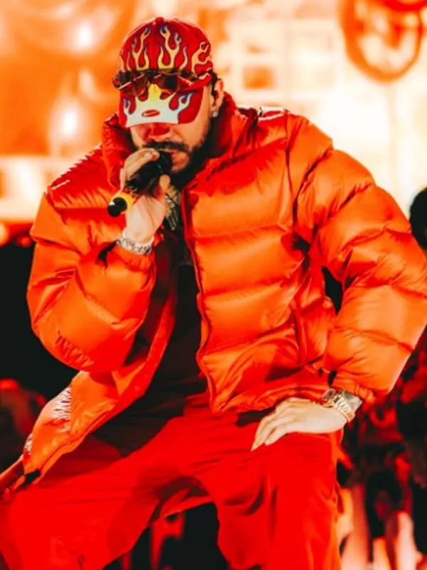 Colombia Ryan Castro Red Puffer Jacket