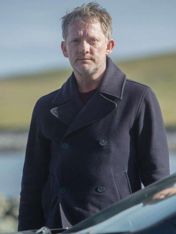 TV Series Shetland DI Jimmy Perez Peacoat - Image 2