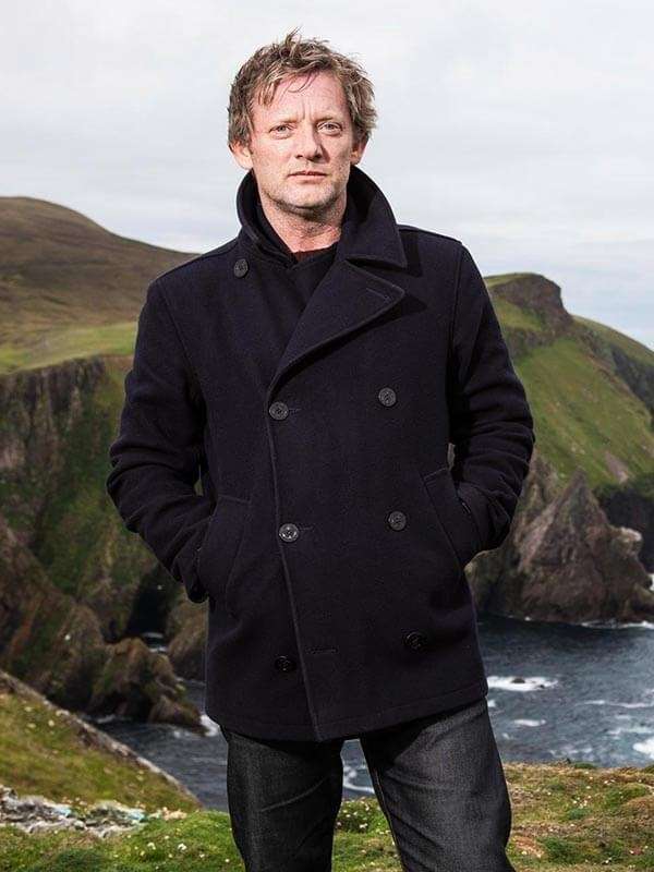 TV Series Shetland DI Jimmy Perez Peacoat - Image 3