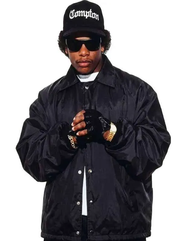 Eazy E Black Satin Jacket