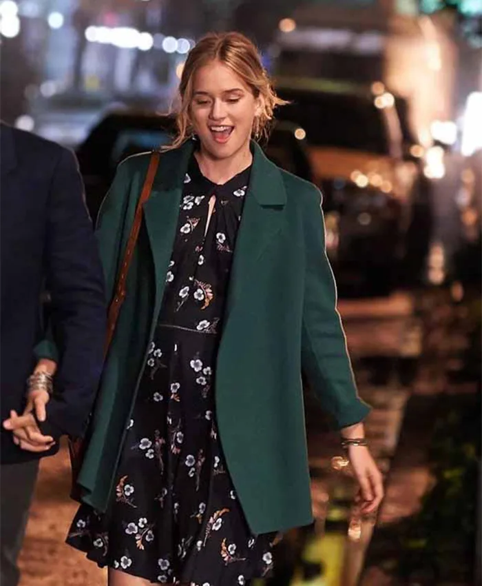 Elizabeth Lail You Green Trench Coat