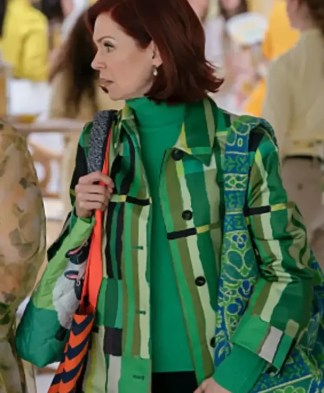 Elsbeth S03 Carrie Preston Green Coat