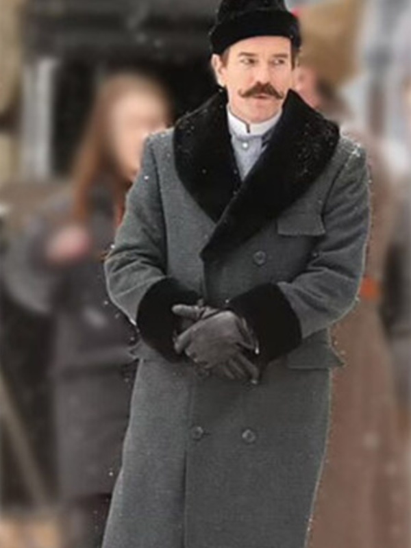 Ewan McGregor A Gentleman In Moscow 2024 Grey Coat