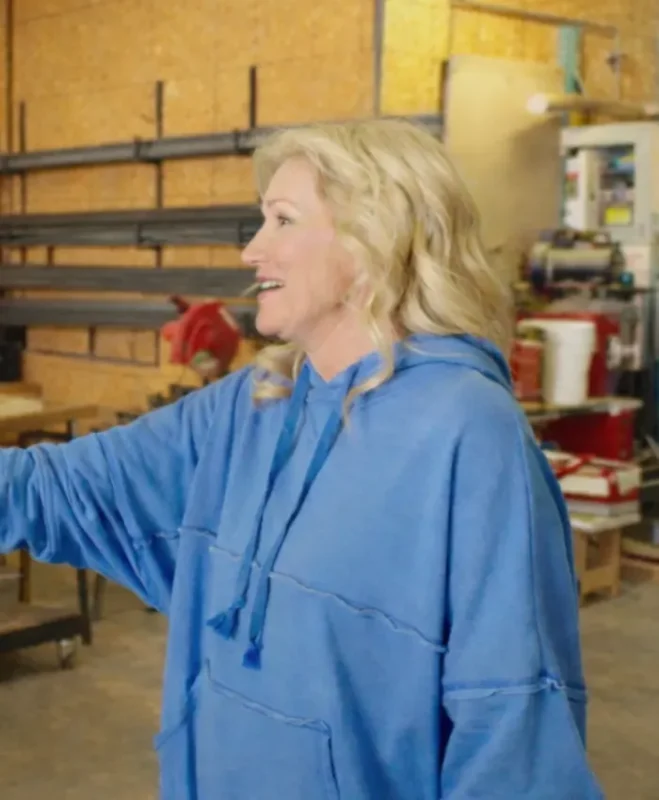 Fixer To Fabulous Jenny Marrs Blue Hoodie