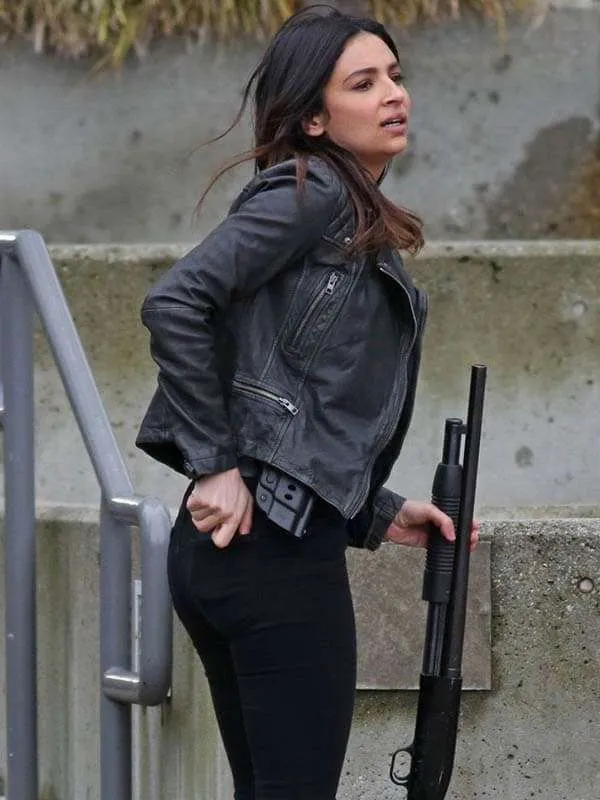 Floriana Lima Supergirl Leather Jacket - Image 3