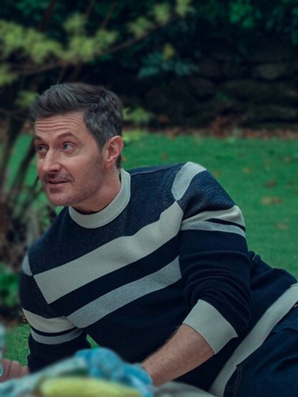 Fool Me Once Richard Armitage Striped Sweater