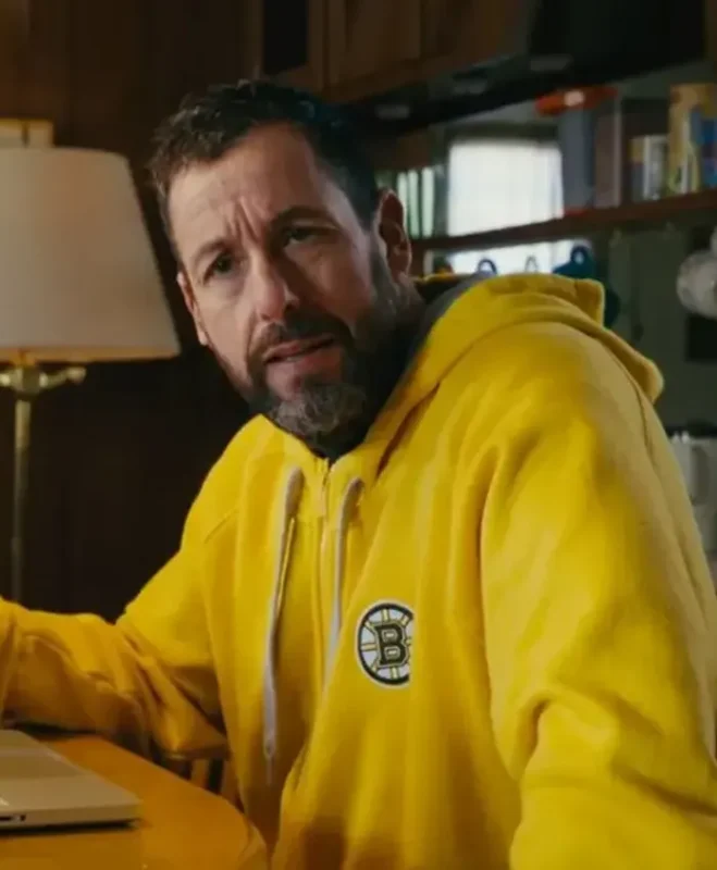 Happy Gilmore 2 Adam Sandler Yellow Hoodie - Image 2