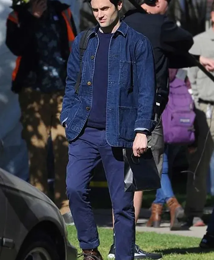 Joe Goldberg You S02 Blue Jacket