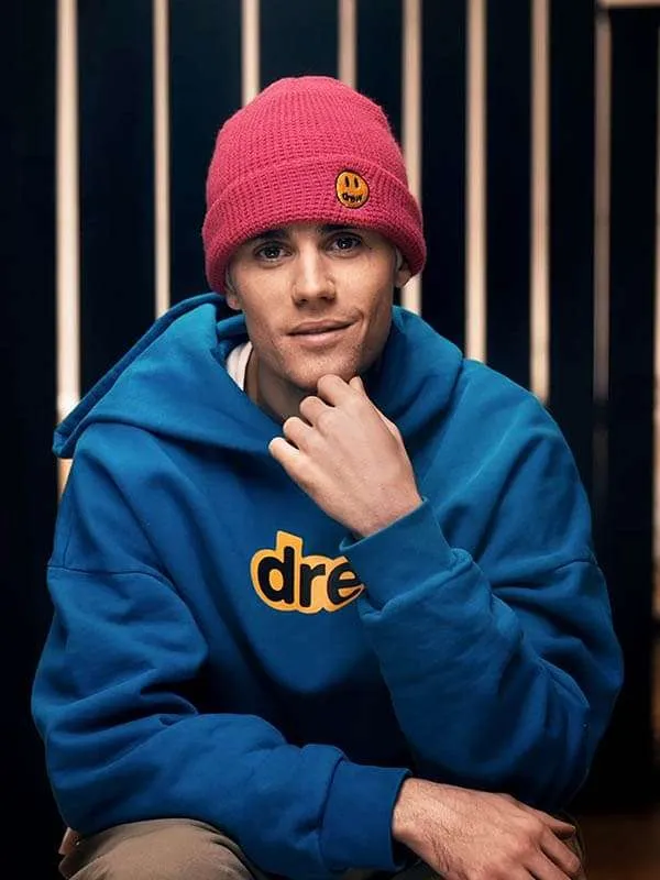 Justin Bieber Blue Drew Hoodie