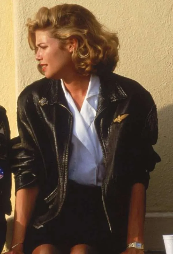 Charlie Kelly McGillis Top Gun Jacket