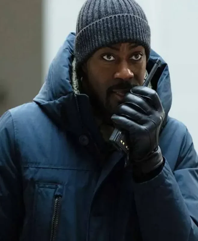 Law and Order David Ajala Puffer Hooded Jacket - Image 3