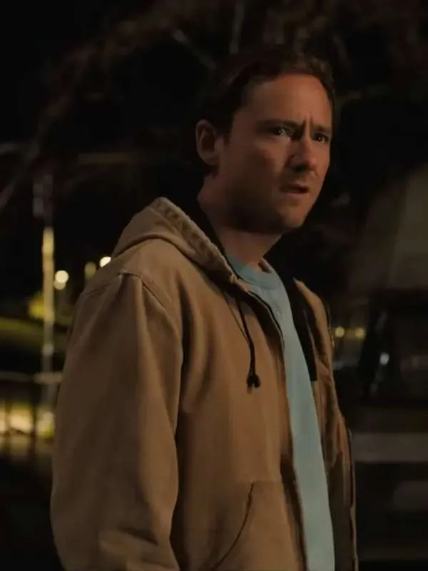 Remarkably Bright Creatures 2026 Lewis Pullman Brown Jacket - Image 3