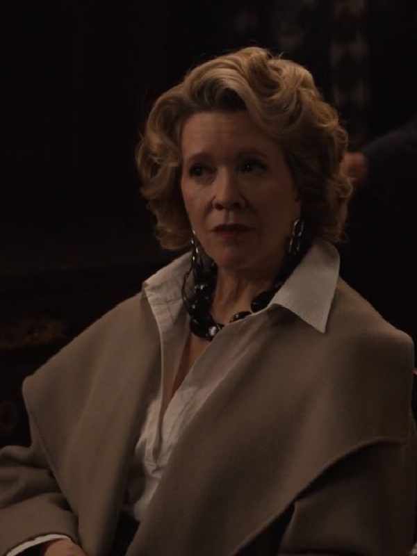 Only Murders in the Building S03 Linda Emond Gray Signature Coat - Image 2