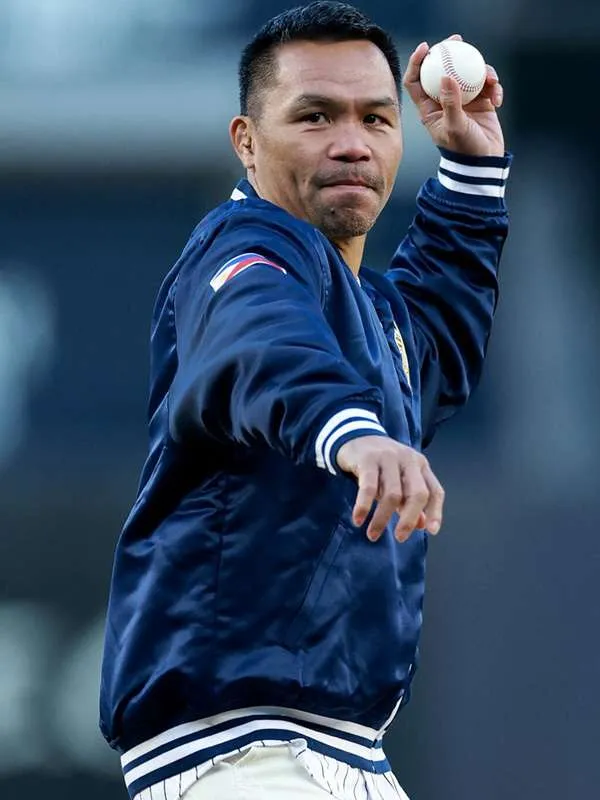 Manny Pacquiao NY Yankees Blue Jacket - Image 3