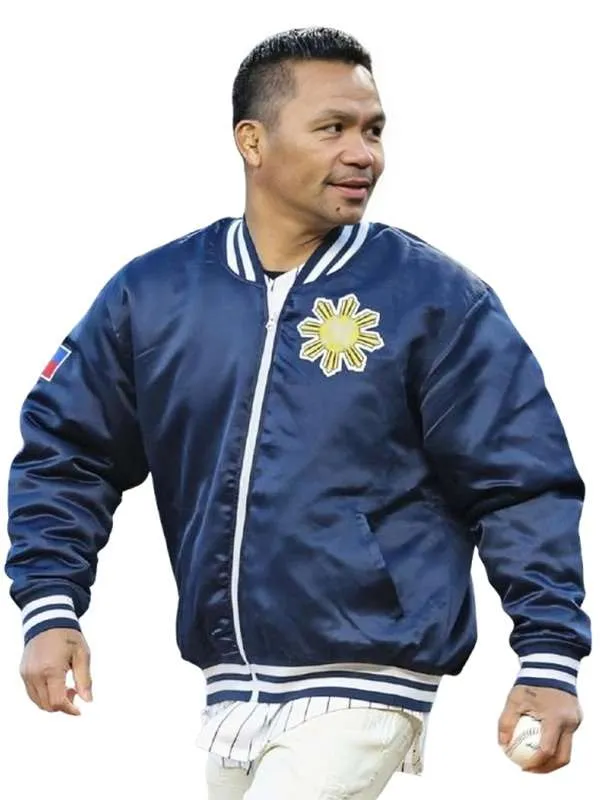 Manny Pacquiao NY Yankees Blue Jacket