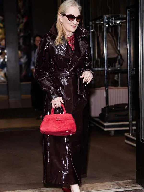 Meryl Streep at The Devil Wears Prada 2 Global Press Tour Coat - Image 2