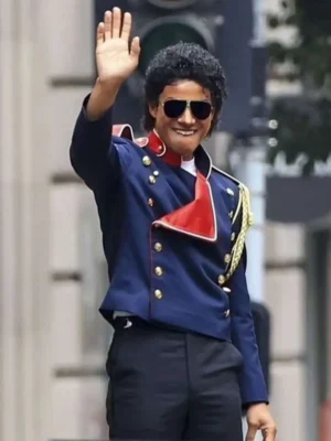 Michael Jaafar Jackson Blue Jacket