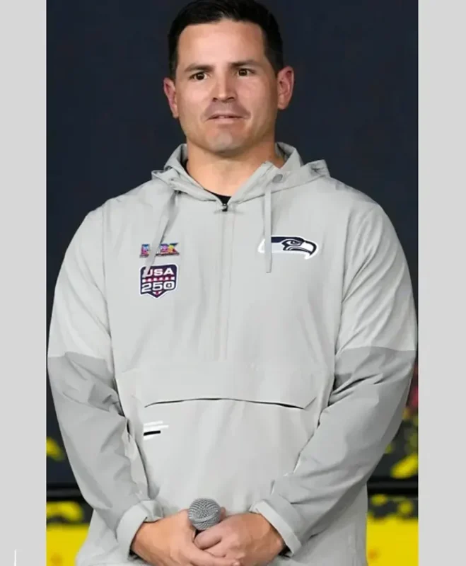 Mike MacDonald Super Bowl LX Anorak Hoodie