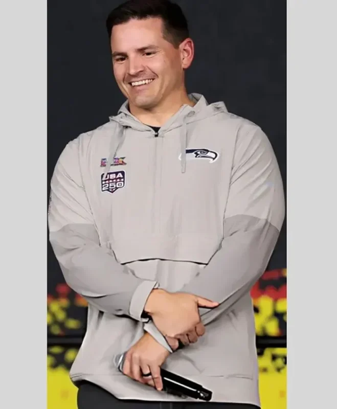 Mike MacDonald Super Bowl LX Anorak Hoodie - Image 2