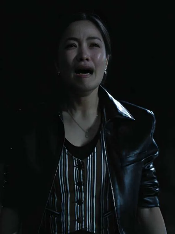 Cate Randa Monarch Legacy of Monsters S02 Cropped Leather Jacket - Image 3