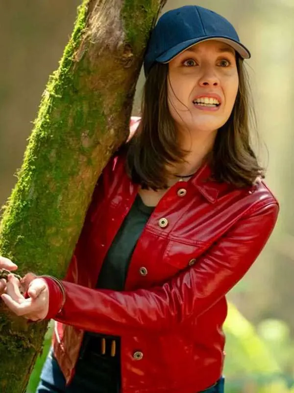 Murder in a Small Town S02 Katherine Evans Red Jacket - Image 2