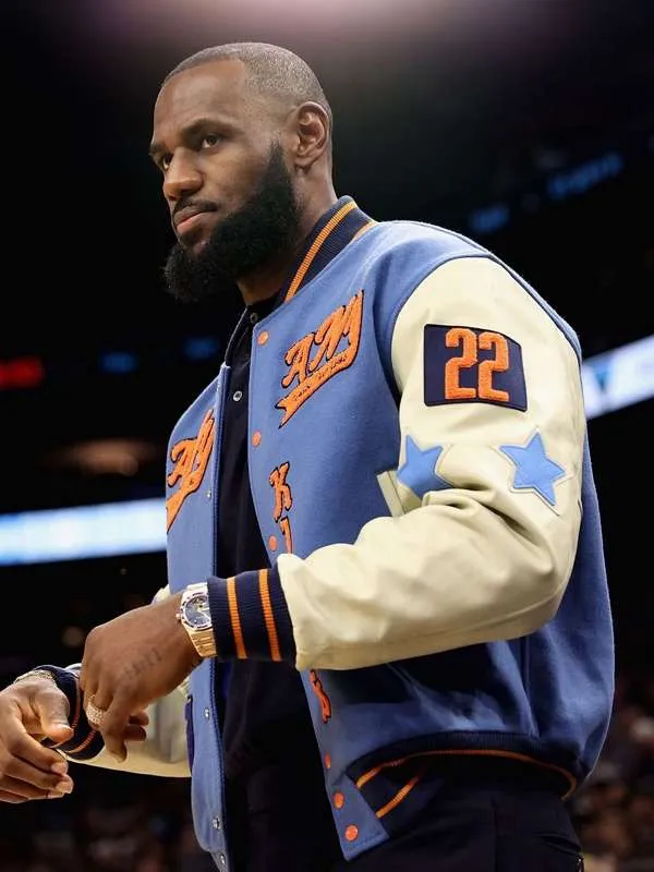LeBron James NBA Corazon Varsity Jacket - Image 2
