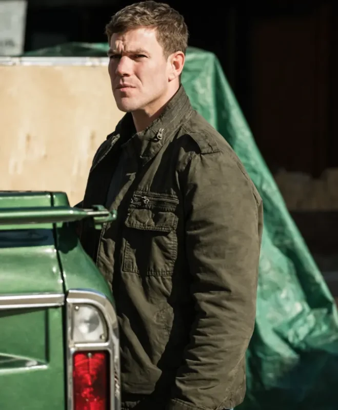 NCIS Origins S02 Leroy Jethro Gibbs Green Jacket - Image 2