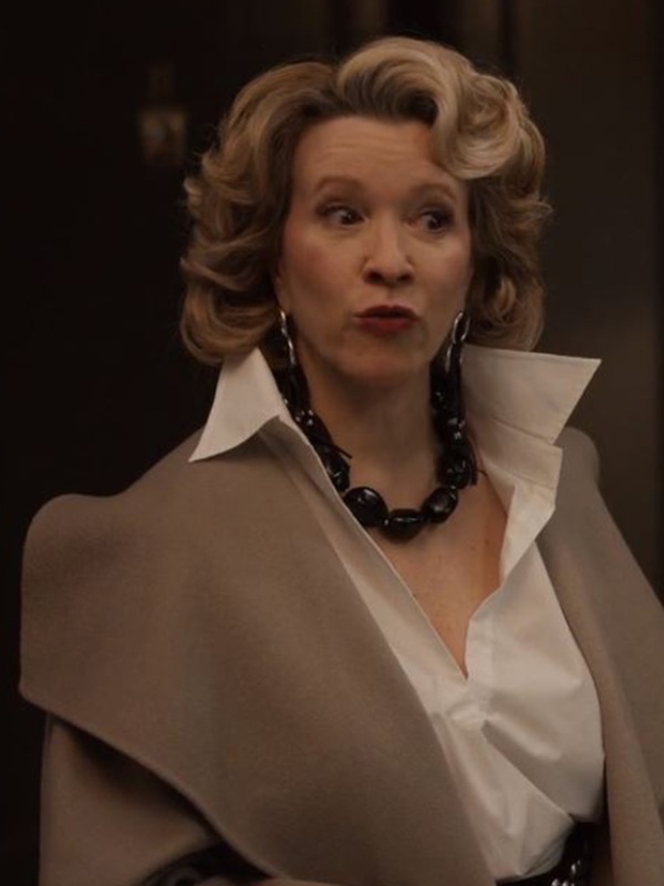 Only Murders in the Building S03 Linda Emond Gray Signature Coat