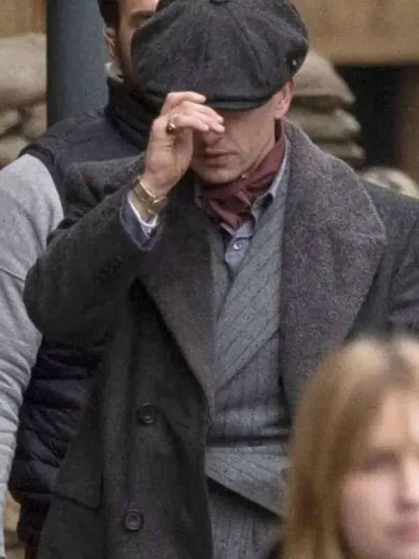 Barry Keoghan Peaky Blinders The Immortal Man Grey Coat - Image 2