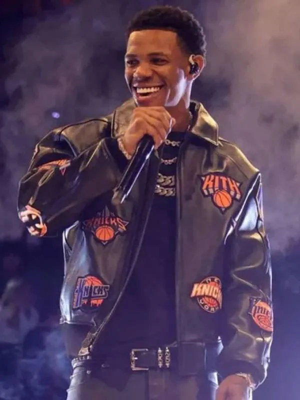 A Boogie Wit da Hoodie NBA Playoffs Leather Jacket - Image 2