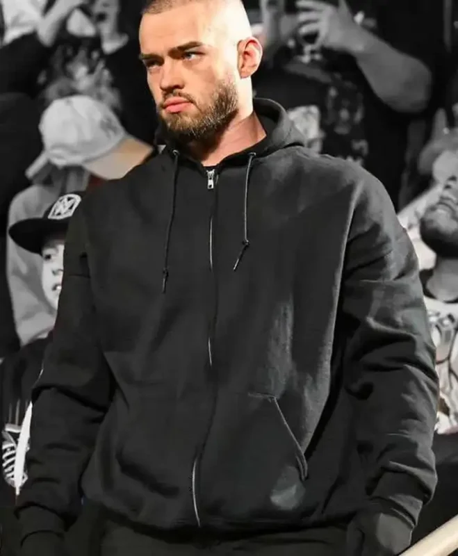 RAW Austin Theory Black Hoodie