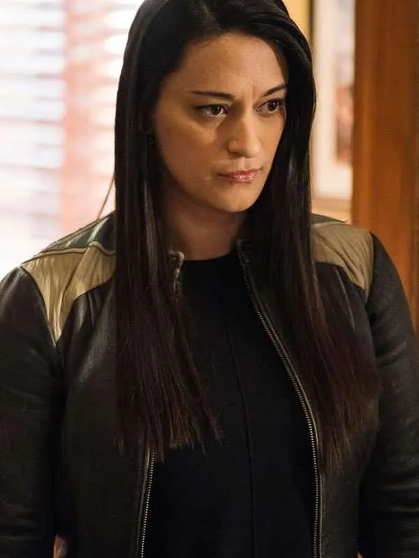Resident Alien Sara Tomko Leather Jacket - Image 2
