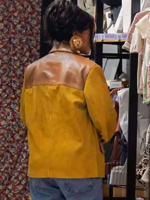 Rihanna Miu Miu Suede Jacket - Image 4